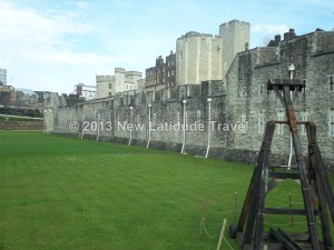 Just outside the Tower of London