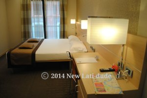 iQ Hotel Rome - there is a rollaway bed off-camera